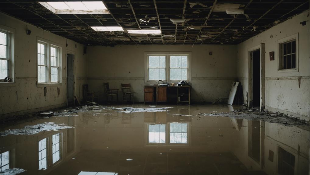 Tyler Water Damage Restoration technician documenting moisture readings during a residential water damage restoration project in Tyler, TX